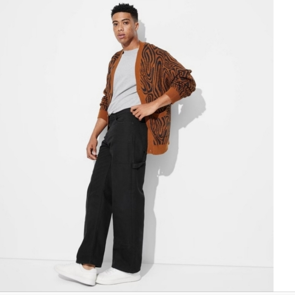Men's Straight Leg Pull-On Carpenter Pants - Original Use Black 30x30